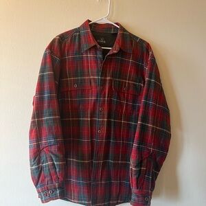 90s Redhead Plaid Flannel Jacket